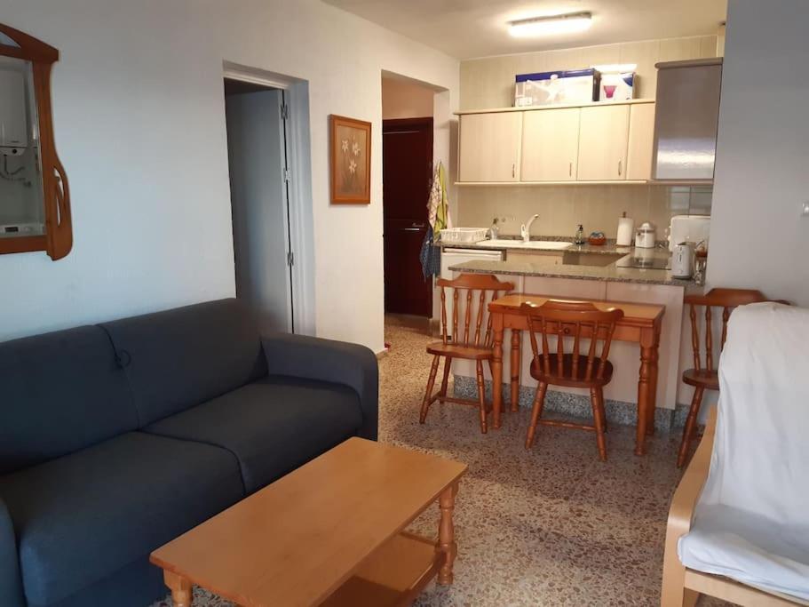 Cosy Flat With A Large Terrace Facing The Sea Apartment La Manga Bagian luar foto