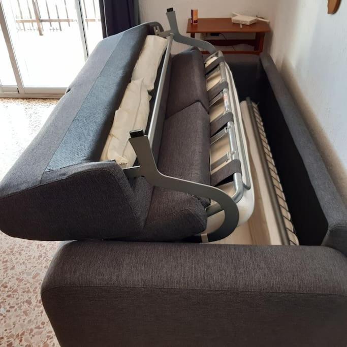 Cosy Flat With A Large Terrace Facing The Sea Apartment La Manga Bagian luar foto