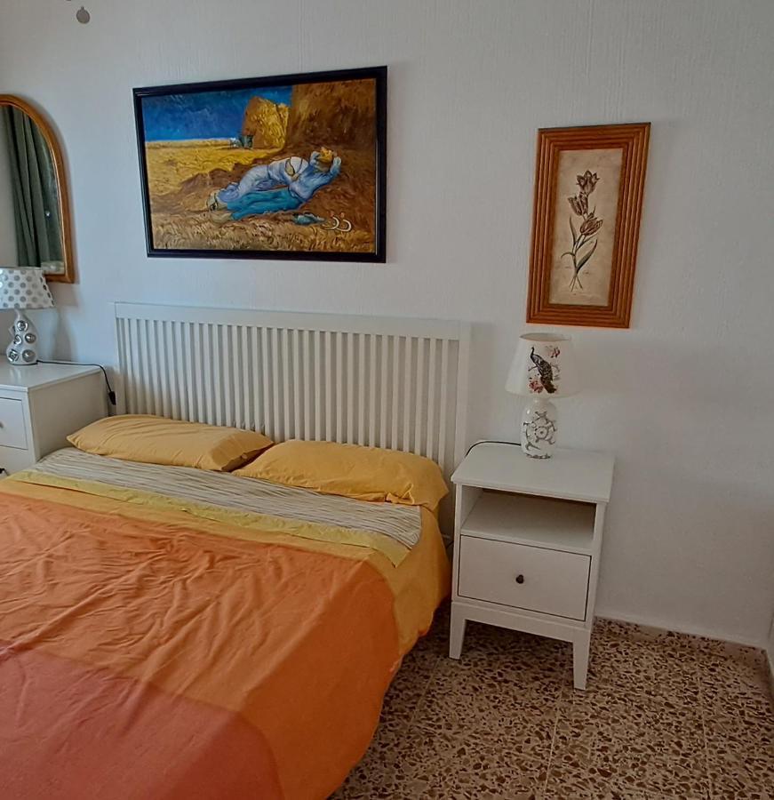 Cosy Flat With A Large Terrace Facing The Sea Apartment La Manga Bagian luar foto